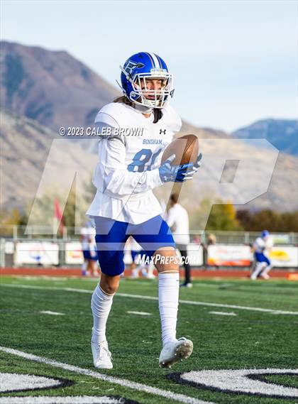 Thumbnail 1 in American Fork vs. Bingham (UHSAA 6A Quaterfinal) photogallery.