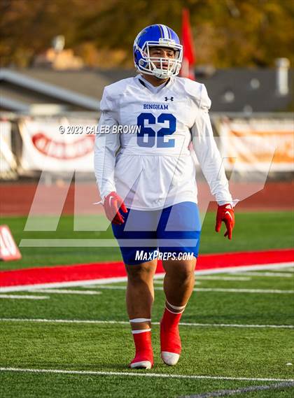 Thumbnail 3 in American Fork vs. Bingham (UHSAA 6A Quaterfinal) photogallery.