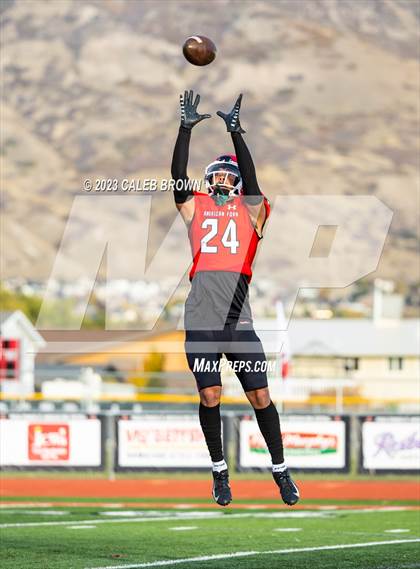 Thumbnail 2 in American Fork vs. Bingham (UHSAA 6A Quaterfinal) photogallery.