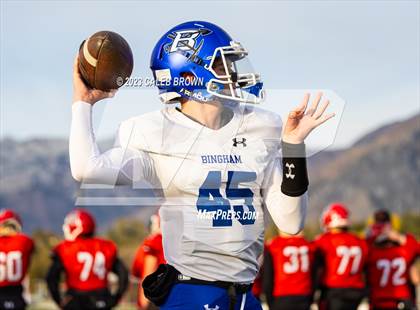 Thumbnail 2 in American Fork vs. Bingham (UHSAA 6A Quaterfinal) photogallery.