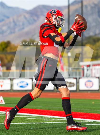 Thumbnail 3 in American Fork vs. Bingham (UHSAA 6A Quaterfinal) photogallery.