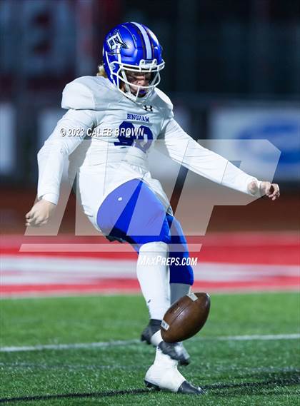 Thumbnail 1 in American Fork vs. Bingham (UHSAA 6A Quaterfinal) photogallery.