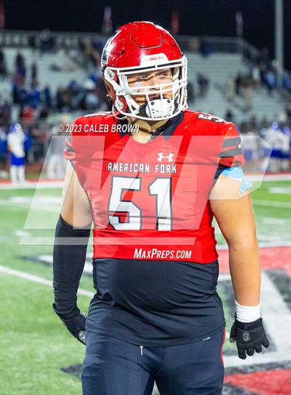 Thumbnail 2 in American Fork vs. Bingham (UHSAA 6A Quaterfinal) photogallery.