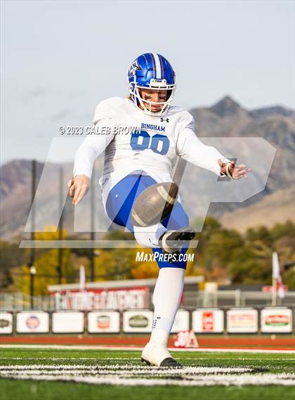 Thumbnail 2 in American Fork vs. Bingham (UHSAA 6A Quaterfinal) photogallery.