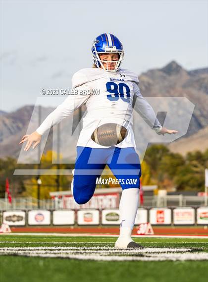 Thumbnail 1 in American Fork vs. Bingham (UHSAA 6A Quaterfinal) photogallery.