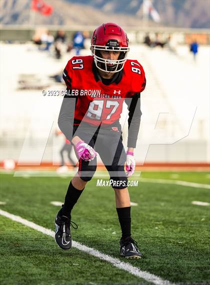 Thumbnail 2 in American Fork vs. Bingham (UHSAA 6A Quaterfinal) photogallery.