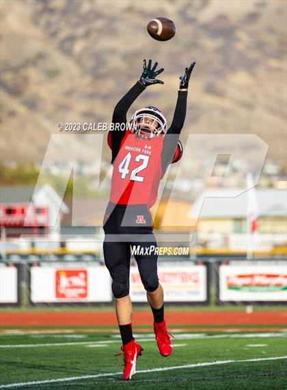 Thumbnail 1 in American Fork vs. Bingham (UHSAA 6A Quaterfinal) photogallery.