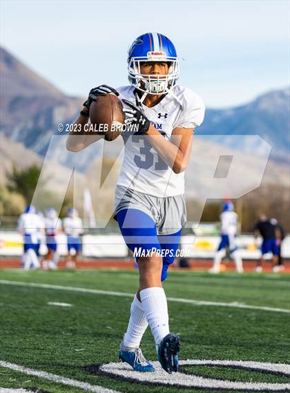 Thumbnail 3 in American Fork vs. Bingham (UHSAA 6A Quaterfinal) photogallery.