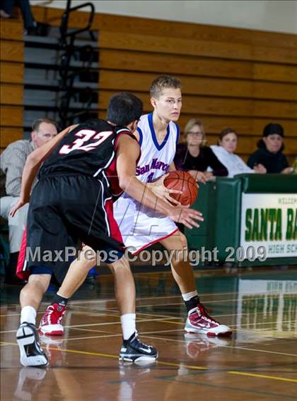 Thumbnail 1 in San Marcos vs Troy (Santa Barbara Holiday Classic) photogallery.
