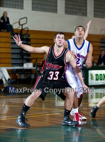 Thumbnail 2 in San Marcos vs Troy (Santa Barbara Holiday Classic) photogallery.