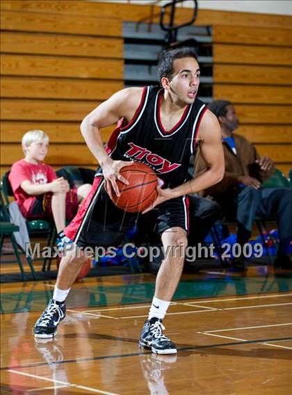 Thumbnail 1 in San Marcos vs Troy (Santa Barbara Holiday Classic) photogallery.