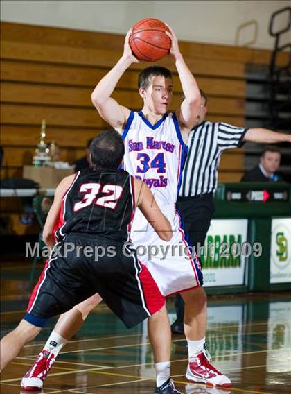 Thumbnail 2 in San Marcos vs Troy (Santa Barbara Holiday Classic) photogallery.
