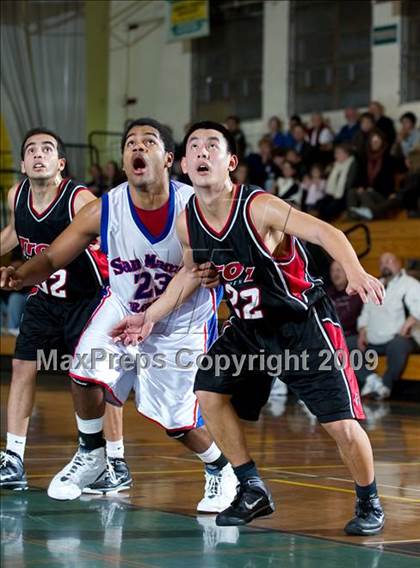 Thumbnail 1 in San Marcos vs Troy (Santa Barbara Holiday Classic) photogallery.