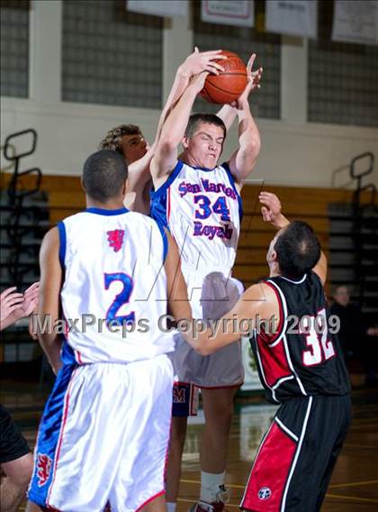 Thumbnail 3 in San Marcos vs Troy (Santa Barbara Holiday Classic) photogallery.