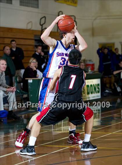 Thumbnail 2 in San Marcos vs Troy (Santa Barbara Holiday Classic) photogallery.