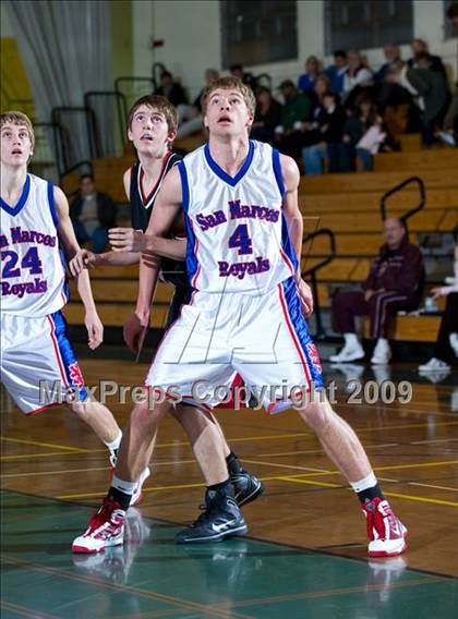 Thumbnail 3 in San Marcos vs Troy (Santa Barbara Holiday Classic) photogallery.