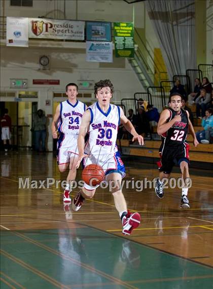 Thumbnail 2 in San Marcos vs Troy (Santa Barbara Holiday Classic) photogallery.