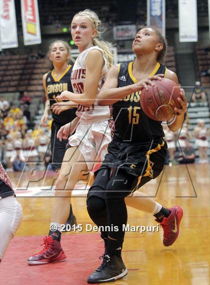Thumbnail 2 in Clovis West vs. Edison (CIF Central - D1 Girls Final) photogallery.