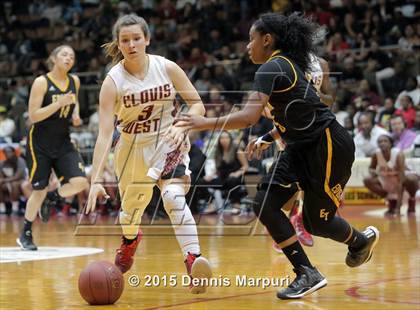Thumbnail 1 in Clovis West vs. Edison (CIF Central - D1 Girls Final) photogallery.