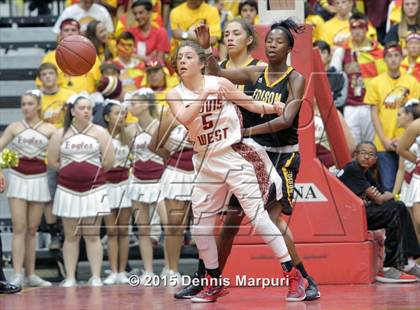 Thumbnail 2 in Clovis West vs. Edison (CIF Central - D1 Girls Final) photogallery.