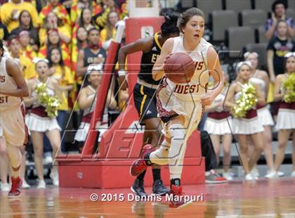 Thumbnail 3 in Clovis West vs. Edison (CIF Central - D1 Girls Final) photogallery.