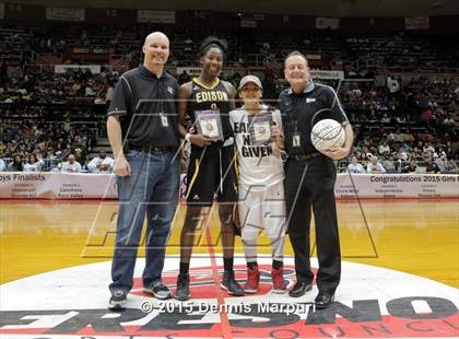 Thumbnail 2 in Clovis West vs. Edison (CIF Central - D1 Girls Final) photogallery.