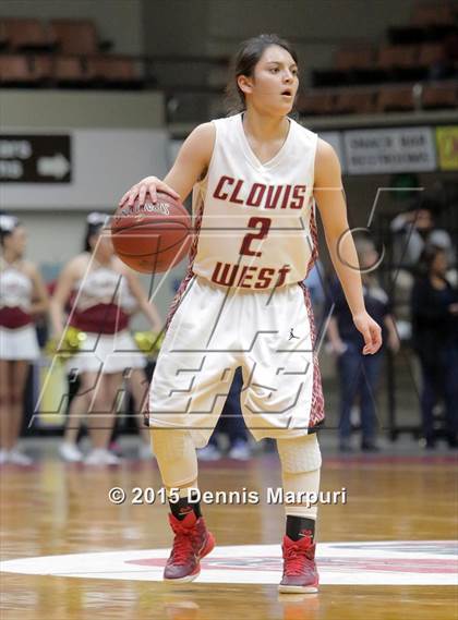 Thumbnail 3 in Clovis West vs. Edison (CIF Central - D1 Girls Final) photogallery.