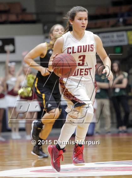 Thumbnail 2 in Clovis West vs. Edison (CIF Central - D1 Girls Final) photogallery.