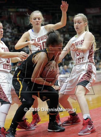 Thumbnail 3 in Clovis West vs. Edison (CIF Central - D1 Girls Final) photogallery.