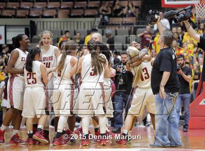 Thumbnail 2 in Clovis West vs. Edison (CIF Central - D1 Girls Final) photogallery.
