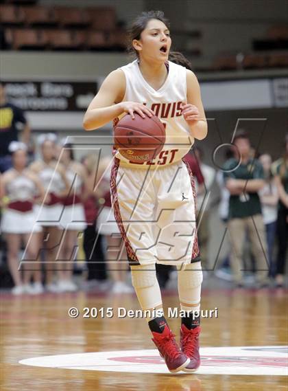 Thumbnail 3 in Clovis West vs. Edison (CIF Central - D1 Girls Final) photogallery.