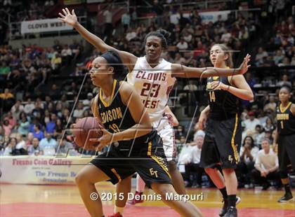 Thumbnail 1 in Clovis West vs. Edison (CIF Central - D1 Girls Final) photogallery.
