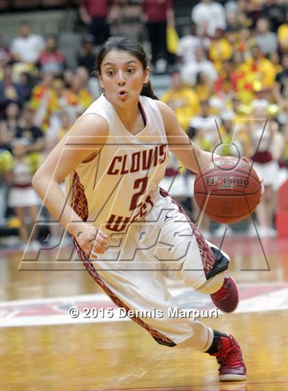 Thumbnail 2 in Clovis West vs. Edison (CIF Central - D1 Girls Final) photogallery.