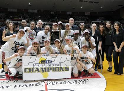 Thumbnail 3 in Clovis West vs. Edison (CIF Central - D1 Girls Final) photogallery.