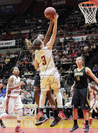 Thumbnail 1 in Clovis West vs. Edison (CIF Central - D1 Girls Final) photogallery.
