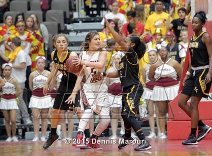 Thumbnail 2 in Clovis West vs. Edison (CIF Central - D1 Girls Final) photogallery.