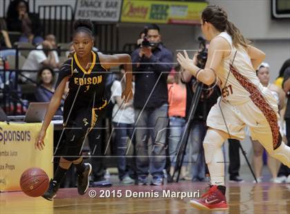 Thumbnail 1 in Clovis West vs. Edison (CIF Central - D1 Girls Final) photogallery.