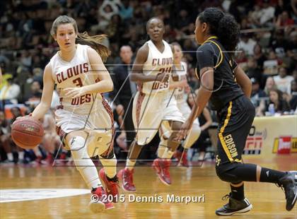 Thumbnail 3 in Clovis West vs. Edison (CIF Central - D1 Girls Final) photogallery.