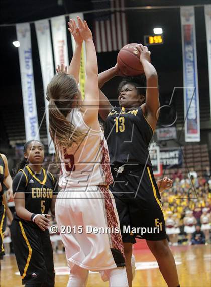 Thumbnail 1 in Clovis West vs. Edison (CIF Central - D1 Girls Final) photogallery.