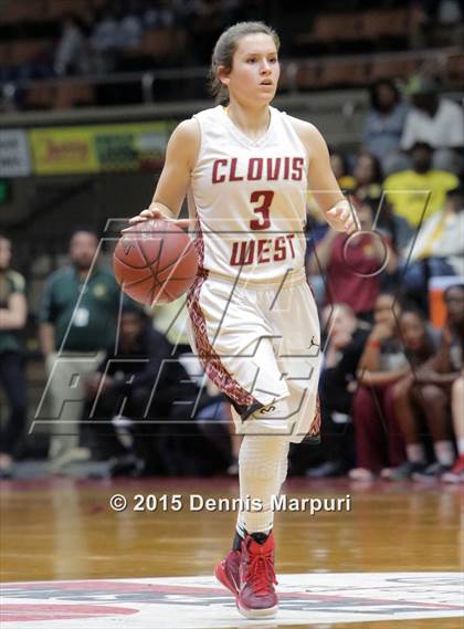Thumbnail 3 in Clovis West vs. Edison (CIF Central - D1 Girls Final) photogallery.