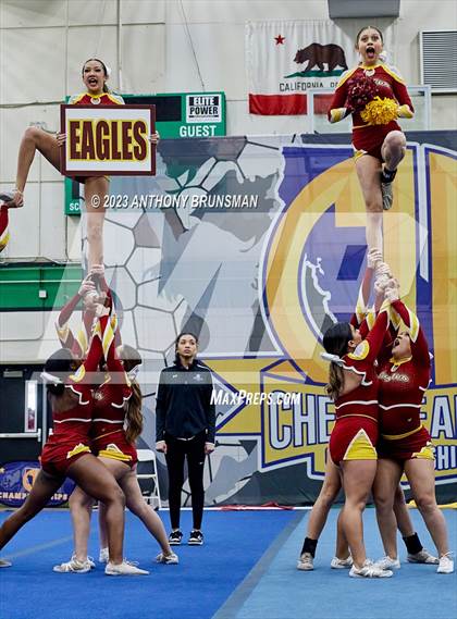 Thumbnail 3 in Clovis West - CIF Northern Regional Cheer Championships photogallery.