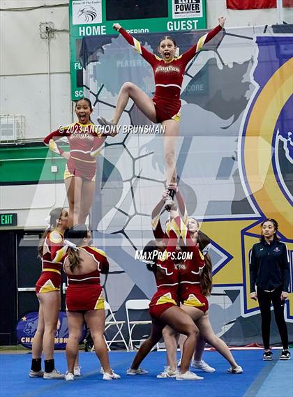 Thumbnail 2 in Clovis West - CIF Northern Regional Cheer Championships photogallery.