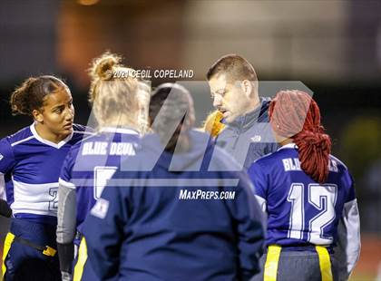 Thumbnail 3 in Marietta vs. Blessed Trinity (GHSA Flag-Football 7A Semifinal) photogallery.