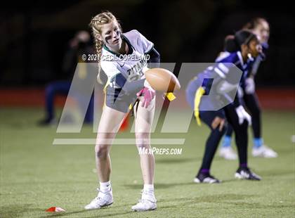 Thumbnail 1 in Marietta vs. Blessed Trinity (GHSA Flag-Football 7A Semifinal) photogallery.