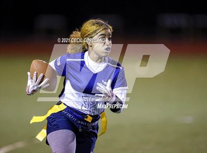 Thumbnail 1 in Marietta vs. Blessed Trinity (GHSA Flag-Football 7A Semifinal) photogallery.
