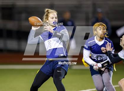Thumbnail 1 in Marietta vs. Blessed Trinity (GHSA Flag-Football 7A Semifinal) photogallery.