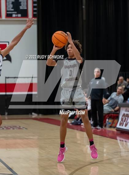 Thumbnail 2 in Cimarron-Memorial vs Oak Ridge (Torrey Pines Holiday Classic Tip-Off)  photogallery.