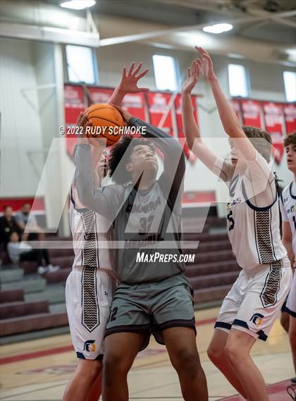 Thumbnail 3 in Cimarron-Memorial vs Oak Ridge (Torrey Pines Holiday Classic Tip-Off)  photogallery.
