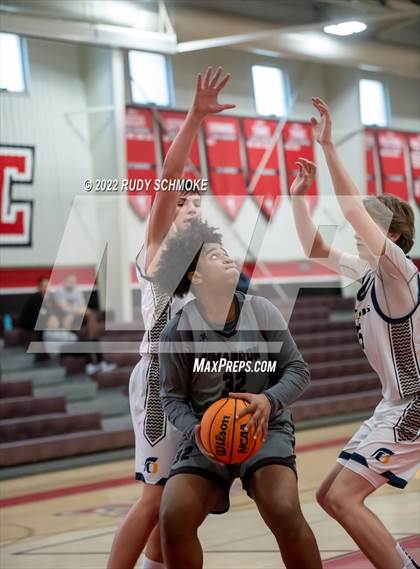 Thumbnail 1 in Cimarron-Memorial vs Oak Ridge (Torrey Pines Holiday Classic Tip-Off)  photogallery.