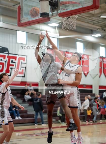 Thumbnail 2 in Cimarron-Memorial vs Oak Ridge (Torrey Pines Holiday Classic Tip-Off)  photogallery.